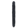 Real Rock Double Gode Straight Slim 30.5 x 3.5cm Noir